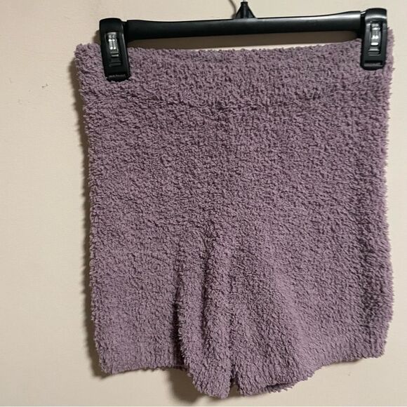 Aritzia The Group Babaton Retrea Fuzzy Lounge Short Purple- Size Small - Picture 4 of 11